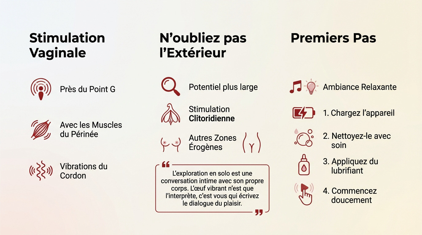 comment utiliser oeuf vibrant