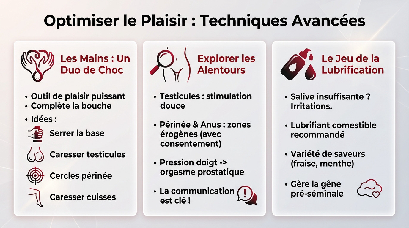 Techniques manuelles et orales combinées pour maximiser le plaisir masculin