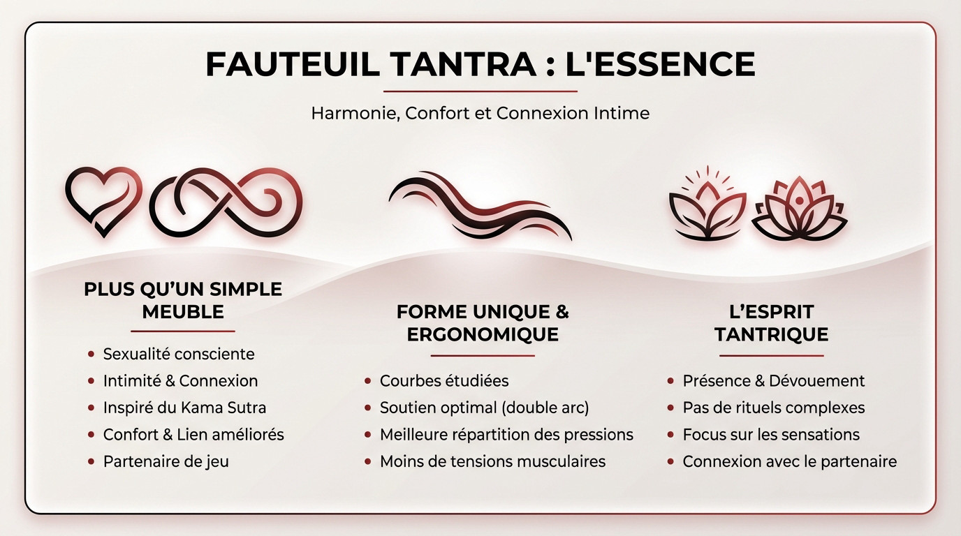 Fauteuil Tantra design ergonomique courbes