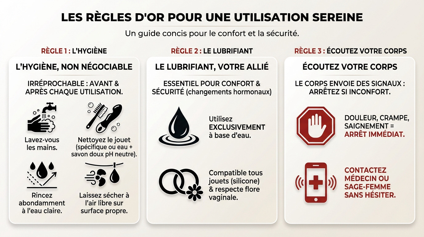 Règles de sécurité pour l'utilisation de sextoys pendant la grossesse