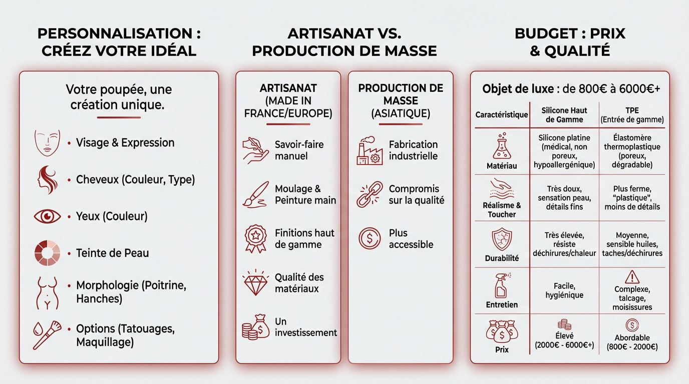 Guide complet pour choisir une poupée en silicone réaliste et personnalisée