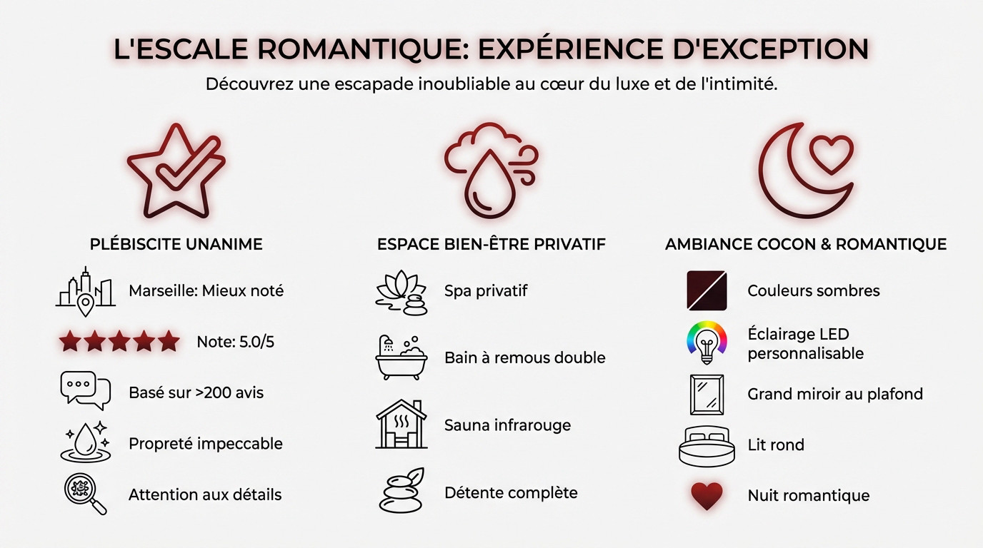 L'Escale Romantique : top love room à Marseille