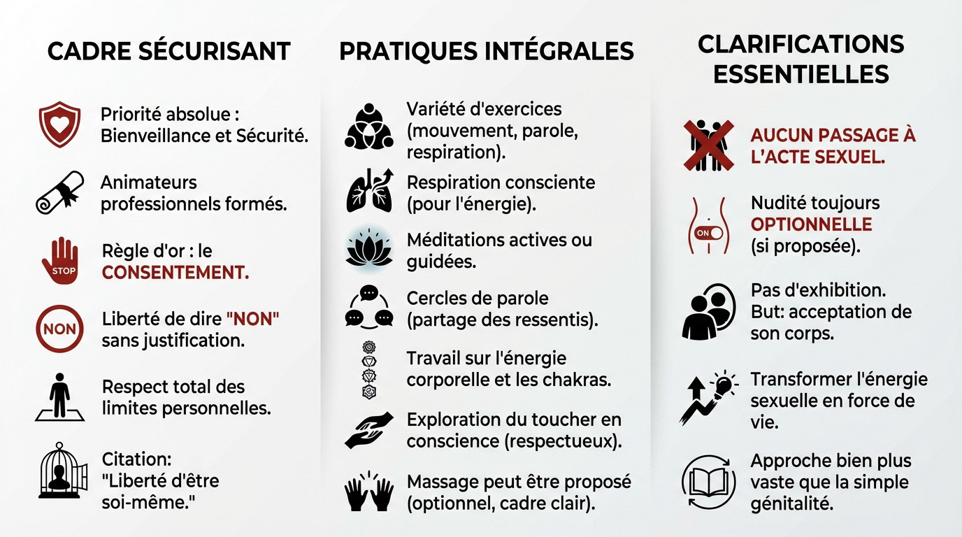 Stage de tantra pour célibataires dans un cadre bienveillant