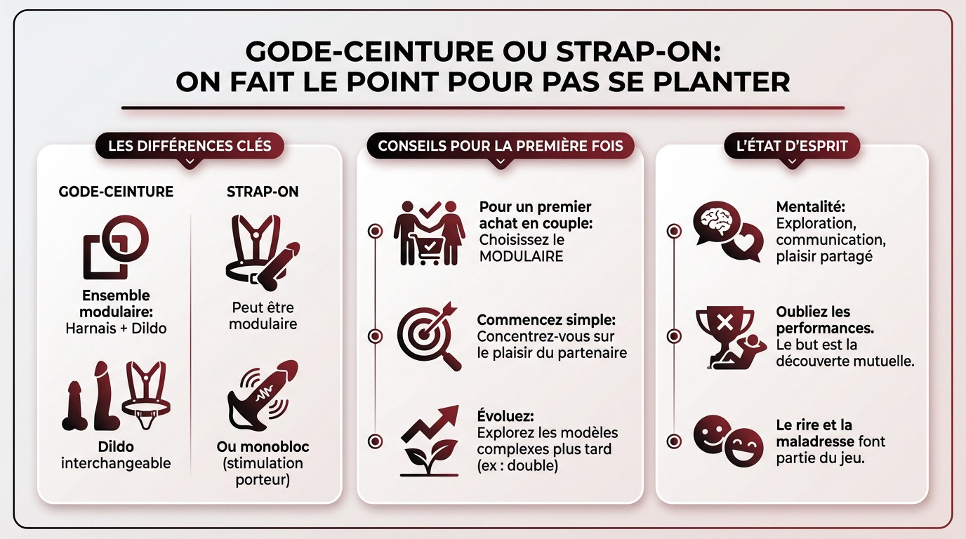 Gode ceinture ou strap-on: on fait le point pour bien choisir