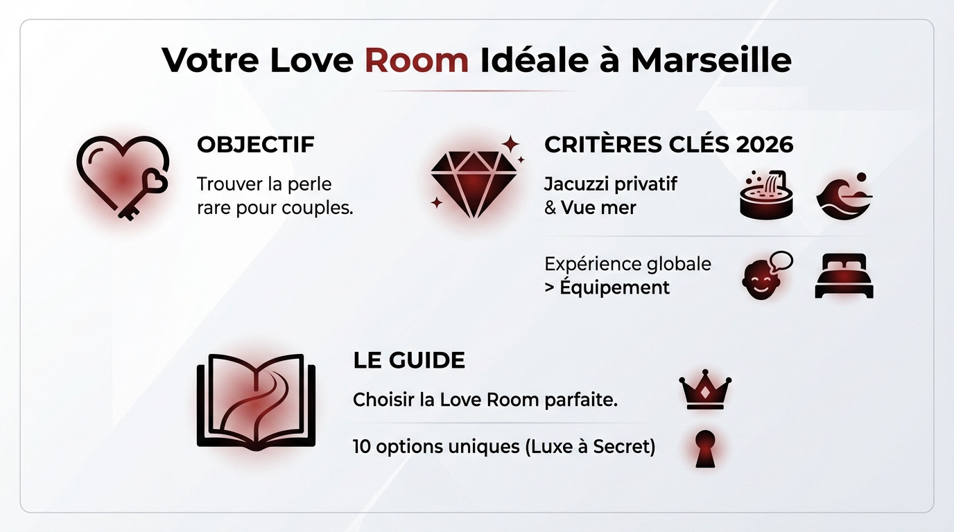 Les critères clés pour choisir une love room romantique à Marseille