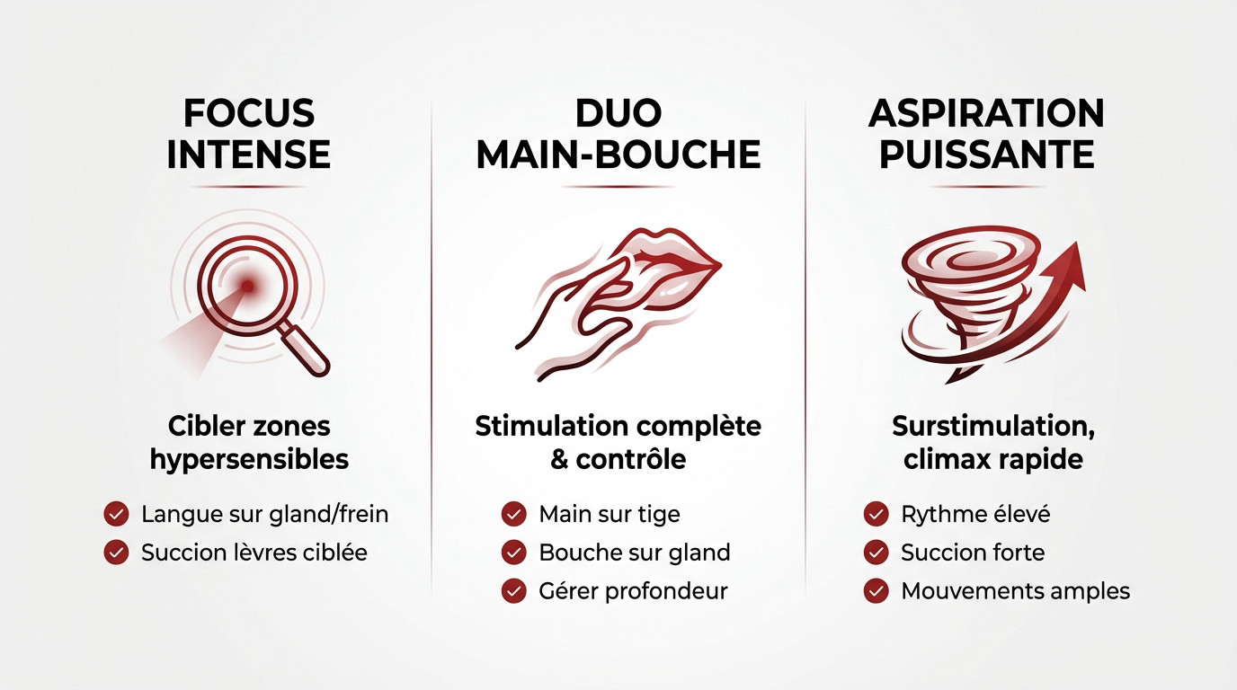 Techniques de fellation rapide pour un orgasme express